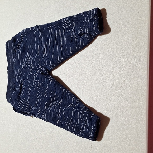 SVRN Navy Tie Joggers with Pockets 6 Months - Picture 5 of 12